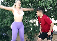 Seductive MILF SlimThick Vic exciting porn video