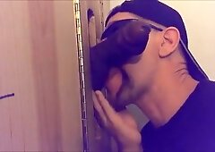 Gloryhole: Thickest BBC and Hawt Hispanic Buddy