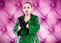 Fetish ASMR with Arya Grander in nitrile gloves and lube featuring soothing POV sounds