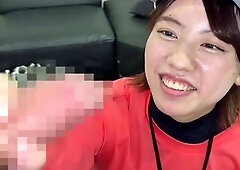 Asian honeys outdoor handjob