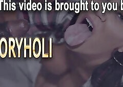 Gloryhole drilled mother i'd like to fuck gets creampie eaten from snatch by black playgirl