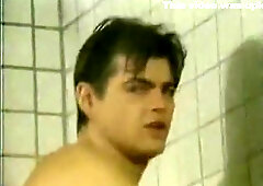 Exotic male in hottest big dick, vintage gay porn clip