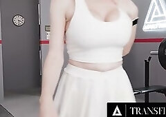 TRANSFIXED - Wild Zariah Aura, Lola Morena, & Avery Lust ANAL SQUIRTING + MILK ENEMA's Gym Fantasy