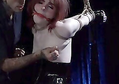 TS Ella Hollywood Dungeon Cock cock edged to screaming pleasure