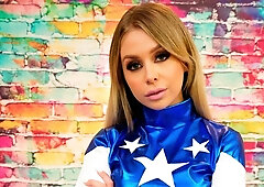 American busty babe Madelyn Monroe gets fucked in the missionary pose