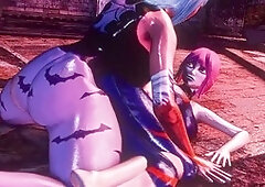 Shemale on shemale action with a sexy t-girl