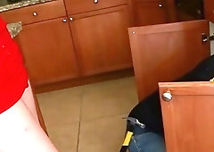 Trans vixen Casey Kisses seduces stud and riding dick