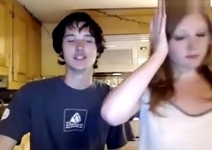 Kelly fucks in the kitchen with facial - filthywebcamgirls.com