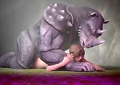 Anal invasion, furry sex, toon