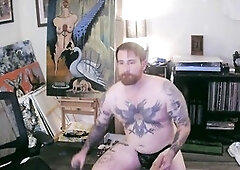 Anal masturbation, undergarments, after the gym
