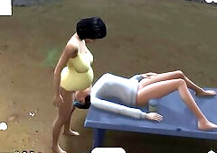 Sex in a park!