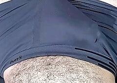 Jism Thru Undergarments With No Mitts