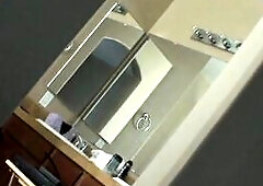 Love Button teasing piddle fetish breasty bitch in outdoor solo masturbation scene