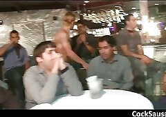 Horny guys go crazy on a cock