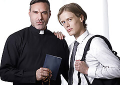 Adrian: On the Rectory Stairs