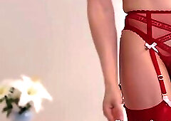 Attractive tbabe gives her stud mouthful after analpounding