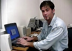 Handsome Stud Beating Off