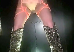 Hotwife slut taken to public cinema glory hole to get fucked by multiple strangers - Verified amateurs