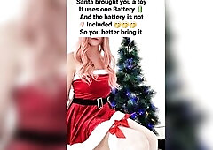 Your Pink hair trans hotty Christmas gift. Please place in battery