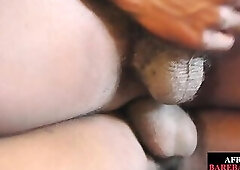 Cuddling Ebony twinks breeding buttholes after blowjob