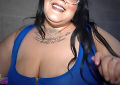 BBW slut thrilling interracial sex movie