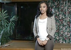 Hot hotel manager Yasmine DeLeon is a slut, and that babe won’t quit until this babe gets what that babe wishes: 5 strong schlongs filling all her h