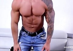 Hunk Loses At Strip Game & Jerks It