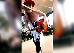 SFW Kitty ROCKS on an old Grateful Dead song, Effortless Wind