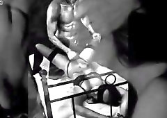 Feeling good when she is tied up and fucked BDSM