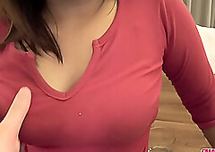 Young Asian babe loses innocence to older Japan man