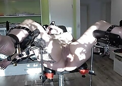 Sex Thrall on Gynogology Chair Used for My Enjoyment