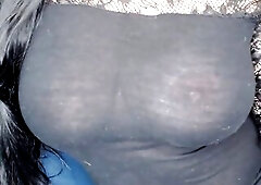 Just trying to relax with u. Kicked back on my bed but sadly all u filthy perves watch is my melons. Wicked... my eyes are up here... nope still lost 