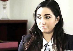 Brandi Love Karlee Grey in the office