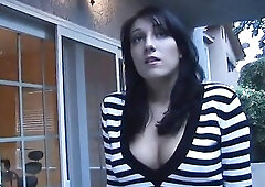Behind the scenes footage of hawt hotties in action taking a subrigid shlong