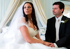 Cute busty MILF Simony Diamond rammed in the doggy style