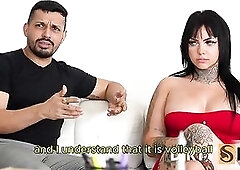 PART two: UPON ARRIVING AT THE CONSULTING ROOM, DOCTOR KATHY LEE SEES TIMY'S HARD PENIS AND LETS HIM BANG HER BOOTY.