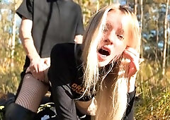 Deep throat, hard rough sex