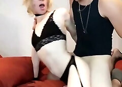 Slutty blond femoy gets fucked very hard