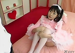 Japanese Babe in a Doll Dress