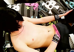 Aiden Riley Jacks Off His Cock And Blast An Oozing Jizz