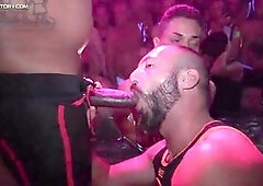 Public, huge bareback, giant bbc