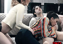 Demi Hawks and boyfriend fucks tutor