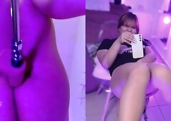 Pasandola rico en clip llamada con mi novio virtual - LIVECAM