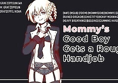 Getting a coarse tugjob from my Mommydomme! [Hawt hunk voice, ASMR, GWA, Audioporn]