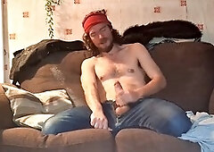 Hunk, otter, cum in jeans