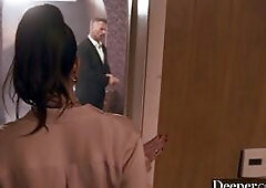 Deeper. Curvy Beauty Rissa May Gets Her Ass Stretched Out By Older Man