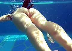 Solo female xxx with luring Kittina Clairette from Underwater Show