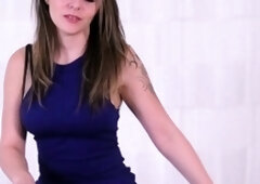 Close up teen foot worship