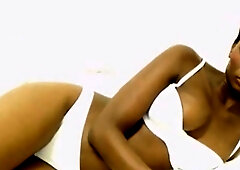 South African Babe With Black Beauty