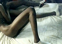 Bbc bareback, dark-hued, lad